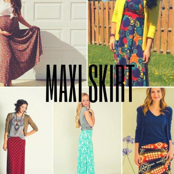 LulaRoe NWT Maxi Skirt XS - Picture 3 of 3